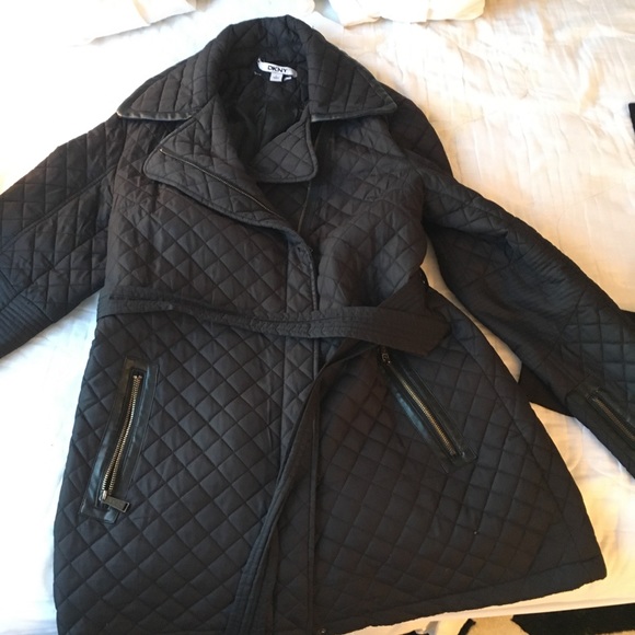 Dkny quilted coat Clearance